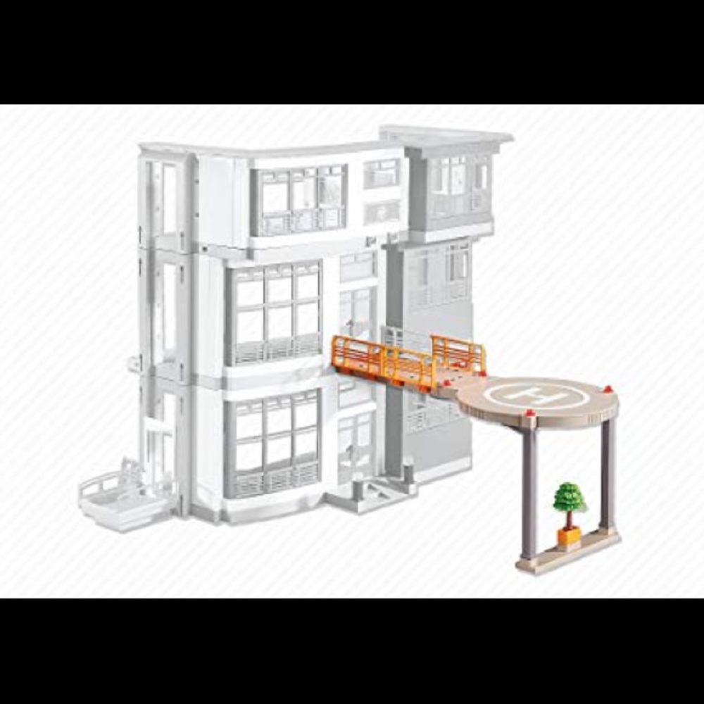 Playmobil children’s medical hospital helipad NEW